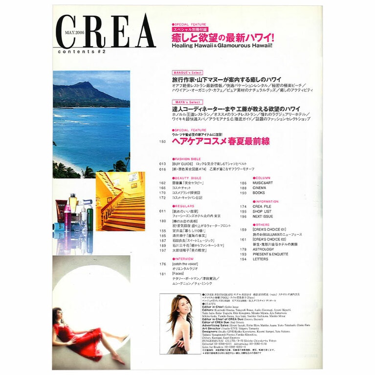 2006年5月号目次。