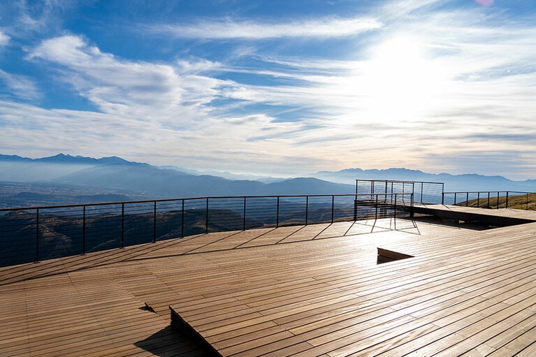 車山高原のSKY TERRACE。