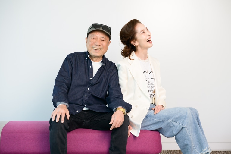 左：近田春夫さん、右：増田惠子さん。