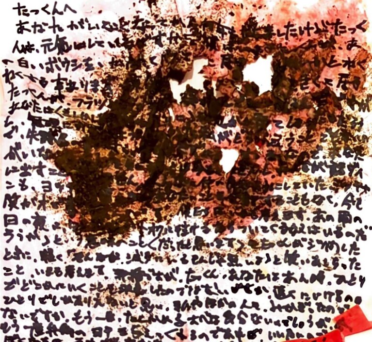 「行方不明展」の展示物　Ⓒ行方不明展製作委員会