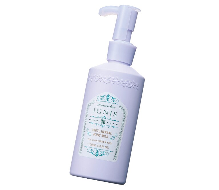 ホワイトハーバル ボディミルク［医薬部外品］250mL 4,500円／イグニス