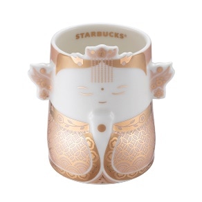 運気が上がりそうな媽祖様マグカップ。新春ギフト「金生保佑」内のアイテム。