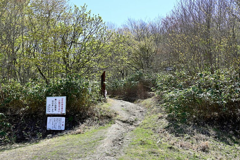 冒険のはじまり。車で移動し、登山口へ。