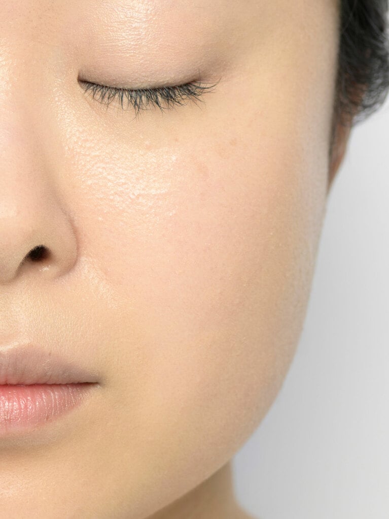 キャンメイク フィットグロウクッション使用イメージ。