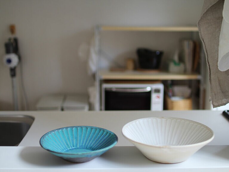 しのぎ模様が美しいシリーズをサイズ違いで愛用。Photo：masuda