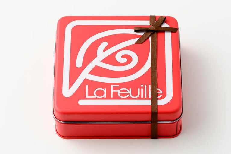 焼き菓子屋ラ・フイユ「クッキー缶 赤缶」2,376円 (200g)／茨城県