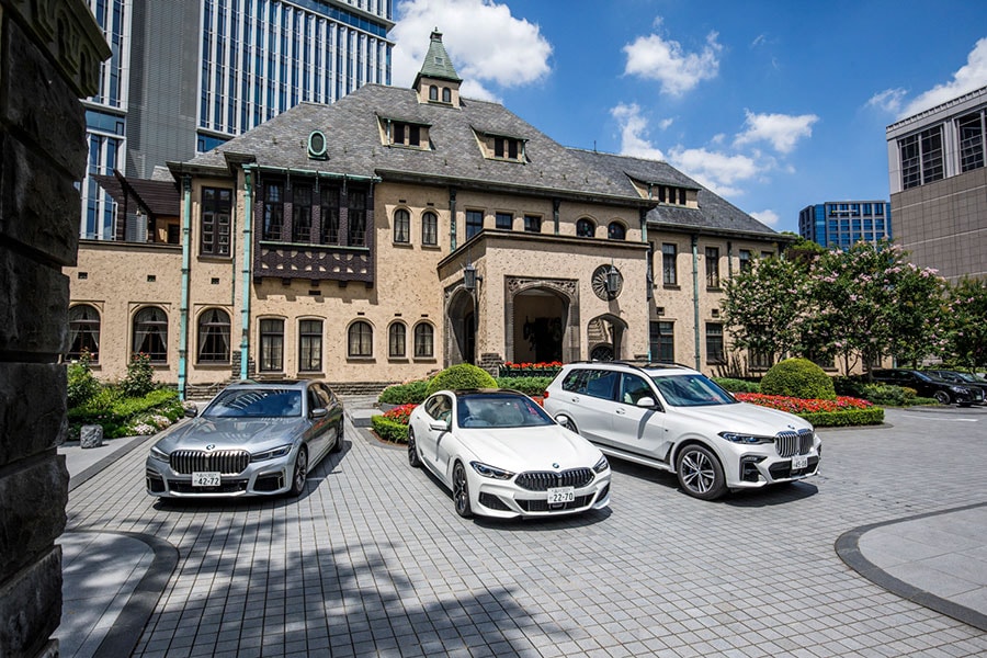 BMW試乗会当日はスモールラグジュアリーの世界観を体現したホテル、東京都指定有形文化財、赤坂クラシックハウスが出発地。