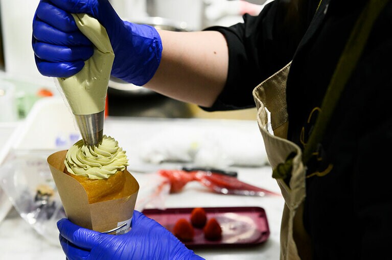 それぞれのクリームのおいしいこと！