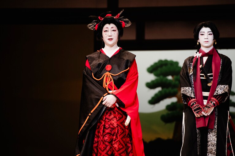 小烏丸役／河合雪之丞。