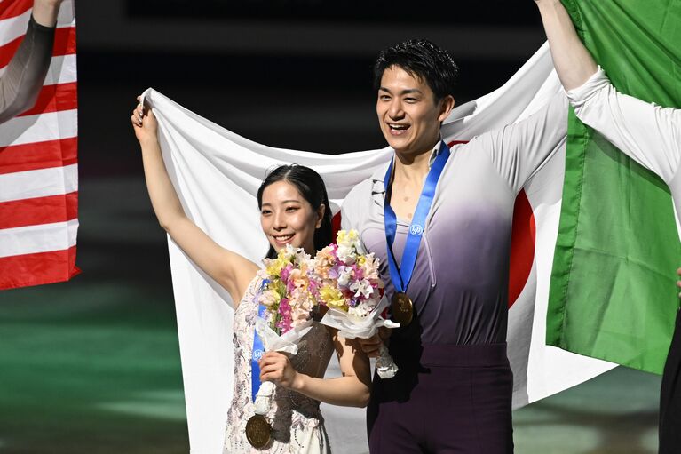 りくりゅう（三浦璃来、木原龍一）©JMPA