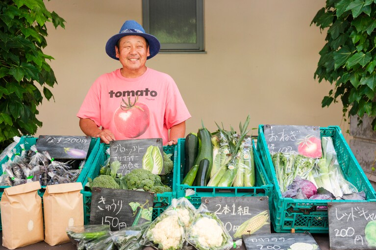 人気の野菜はすぐに売り切れてしまうので、見つけたら即手に入れて。