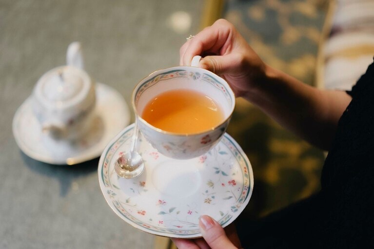 思い出が余韻のように香るホテル椿山荘東京でのお茶時間だった。