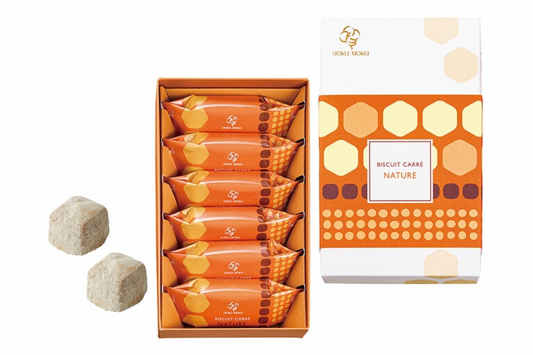 「ビスキュイ キャレ ナチュール」6袋(1袋2個)入り 864円 ※通年販売。