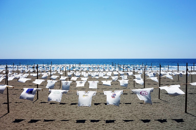 Tシャツアート展。