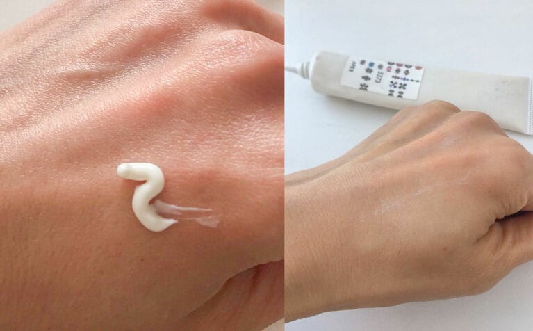 ポーラ アペックスの「アペックスシールド」(45g 11,000円)。日焼け止めでもあるので、顔にもたっぷり使っています。