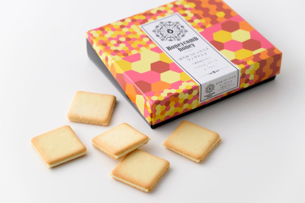 蜂蜜ティラミスラングドシャ 1,040円（10枚入り）。