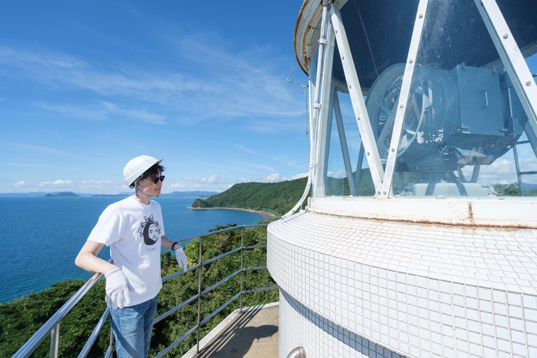 高後埼灯台（長崎県佐世保市）。