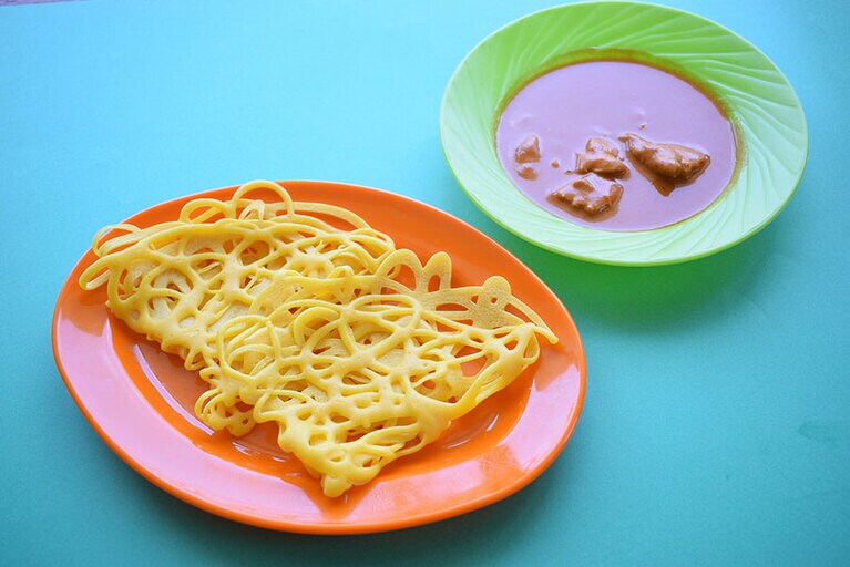 あみのカタチは、漁師が魚を捕るときに使うネットをモチーフにしているそう。