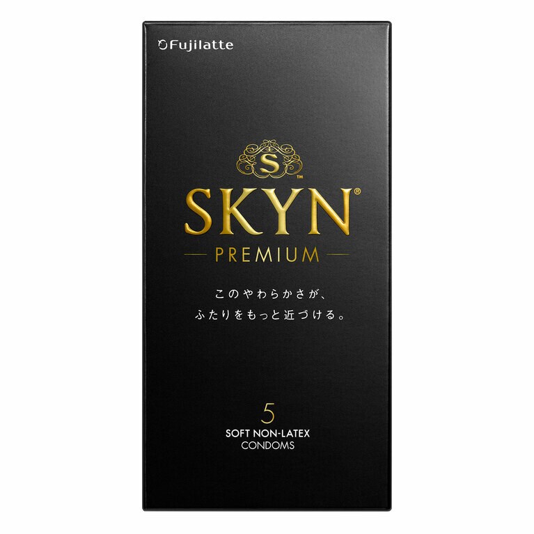 SKYN® Premium 5個入り 1,045円（編集部調べ）／不二ラテックス