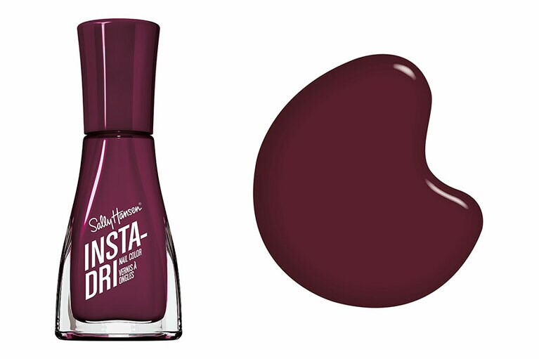 深いワインカラーがムラなく広がる、428 ジップワイン。