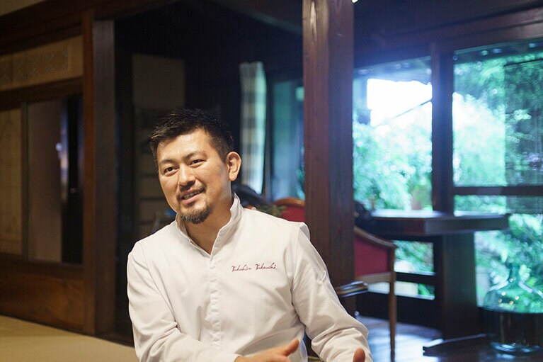 「栗のいえ」代表の竹内孝弘さん。